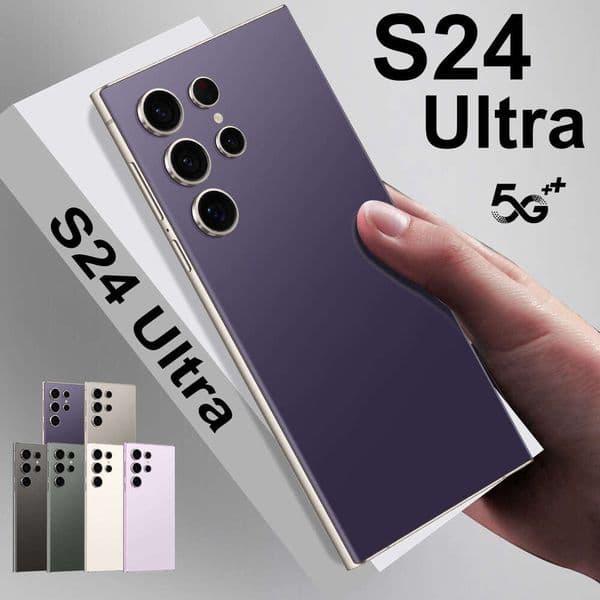 2026 New S24+ Unlocked Smartphone 16GB RAM 1TB ROM HD Touch Screen Android Mobile Phone SANNAING