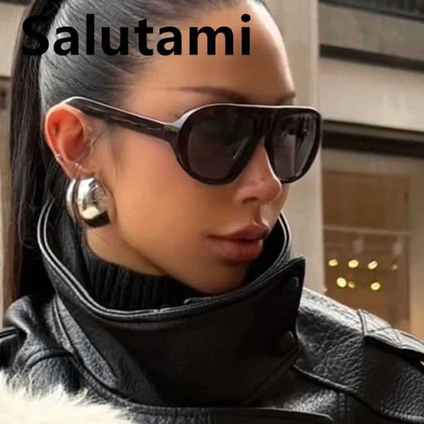 vintage small oval black leopard sunglasses for women new fashion gradient driving sun glasses ladies retro sexy shades outdoor C260525