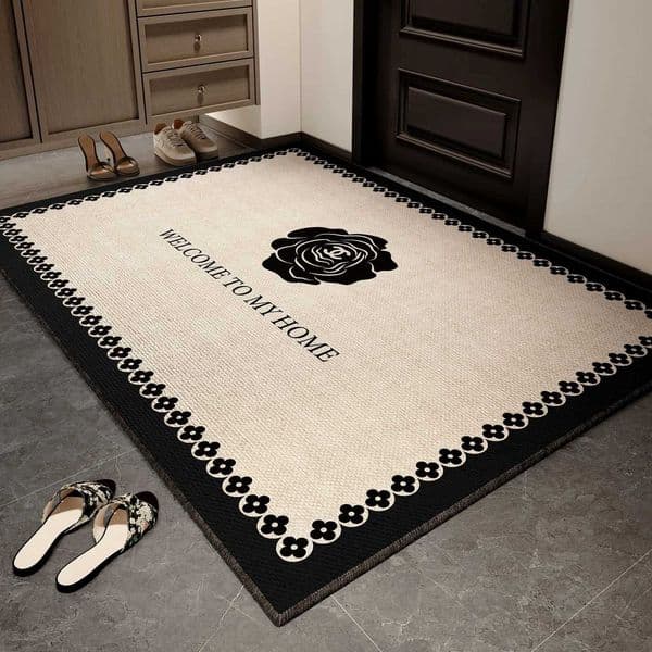 VIKAMA Entry Door Rug Luxury High-End Non-Washable Floor Wipeable Mat For Entrance Hall Doorway Suitable For Home DecorationJ260525