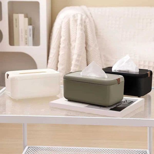 Luxury Minimalist Tissue Box High-End Creative Desktop Paper Towel Organizer for Home Living Room And Coffee Table R260525