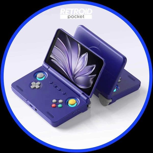 Retroid Pocket Flip2 Game Console 1080p Folding Game Console AMOLED 500Nits 55 Screen 5000mAh Handheld Game Machine Custom L260525