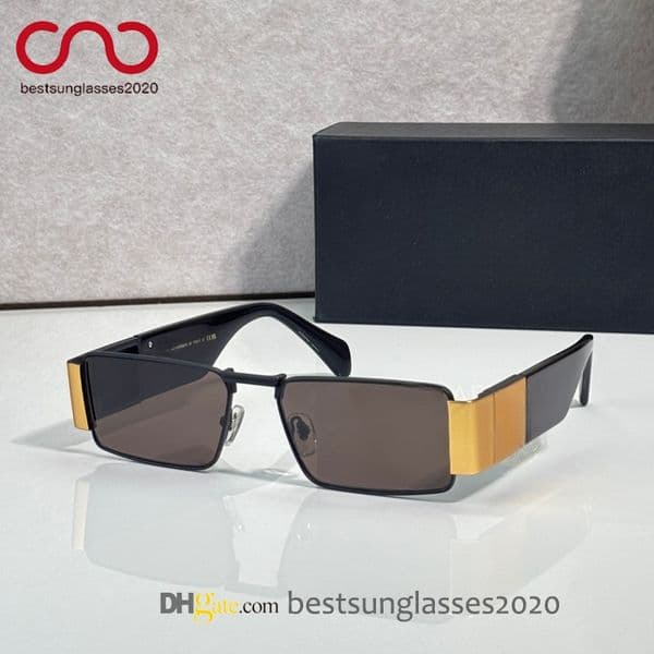 2026 VE1882 Sunglasses Men Retro Rectangle Italian Acetate Gradient Blue Green Lenses Luxury Full Frame 58-17-145