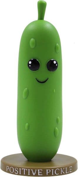 NPW Pickle Sound Machine Dillon The Positive Talking Pickle Funny Desk Toy Motivational Prank Gift for Stress Relief 16 Uplifting Phrases X260525