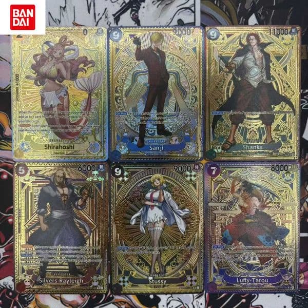 ONE PIECE Collection Cards 0P011-051 Luffy-Tarou Silvers Rayleigh Sanji EN DIY High Quality Self Made Game Anime Cards Gift Toy L260525O05W