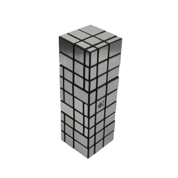 CubeTwist Mirror Tower Magic Cubes Cubo Magico Sliver Sticker Twist Puzzle Educational Toy Gift Toy 4 Siamese Cube L260526