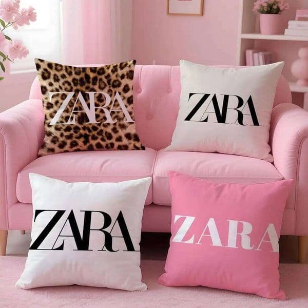 Pillow Case Brand Z-ZaraS Cushion Comfortable Reversible Pillow Cover Ideal for Car Sofa Bedroom & 26Y0526
