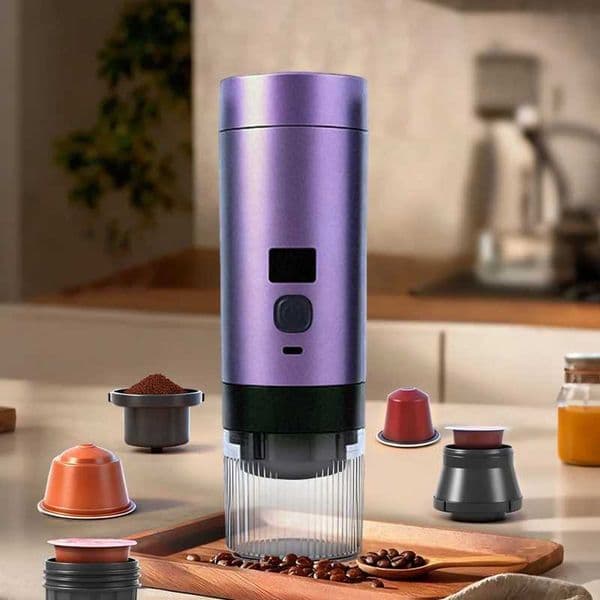 Portable Espresso Machine Heating Coffee Maker Wireless Rechargeable Concentrated Extraction Coffee Machine for Travel Office L260526
