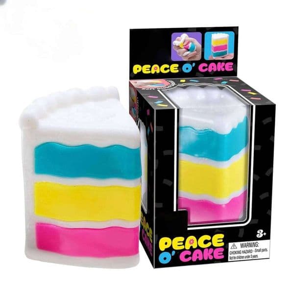 Nee Doh Peace O'Cake Pinch Music Sensory Squeeze Stress Relieving Toy 26L0526