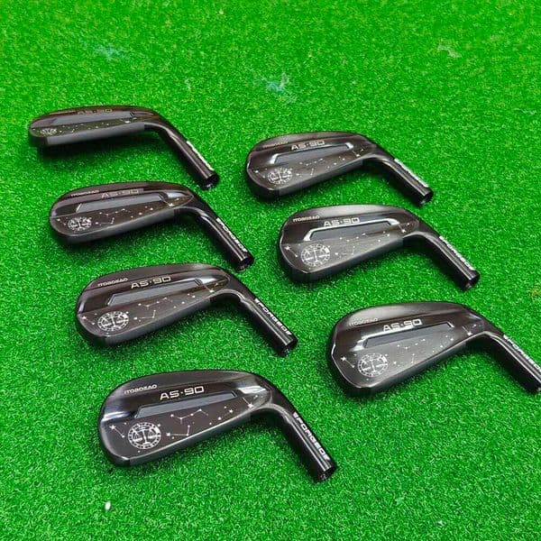 AS-90 Black Customized Head Set of 7 Zodiac Signs Two-piece Hollow Design Fifth-generation New Golf Iron W260526