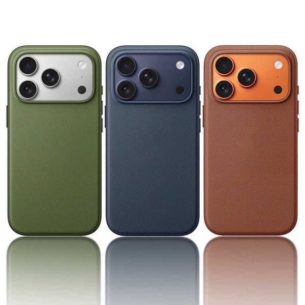 Magnetic TechWoven Phone Case For iPhone 17 16 15 14 13 Pro Max Air Tech Woven For Magsafe Wireless Charging Shockproof Cover T260525