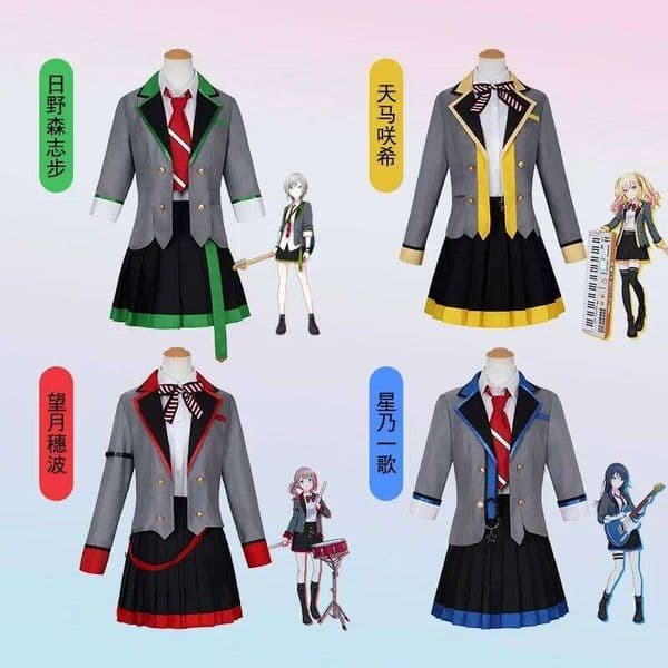 Leo Need Mochizuki Honami Tenma Saki Hinomori Shiho Hoshino Ichika Cosplay PJSK Costume
