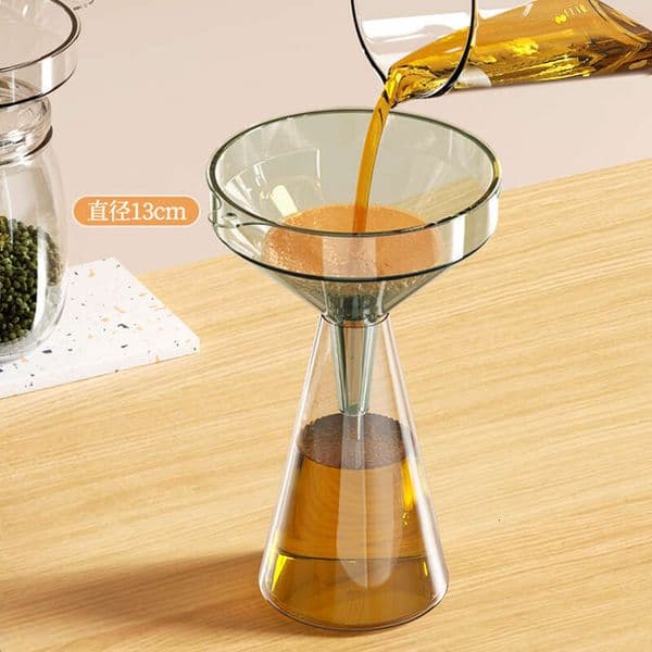 Large Diameter Plastic Household Kitchen Oil Pot Wine Liquid Dispensing Tool Funnel Device Wholesale