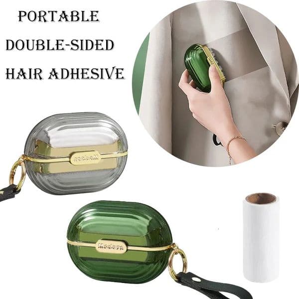 Mini Portable Lint Applicator Roller with Lid Tearable Paper for Clothes Pet Hair Removal Travel Efficient Cleaner Affordable El 260526