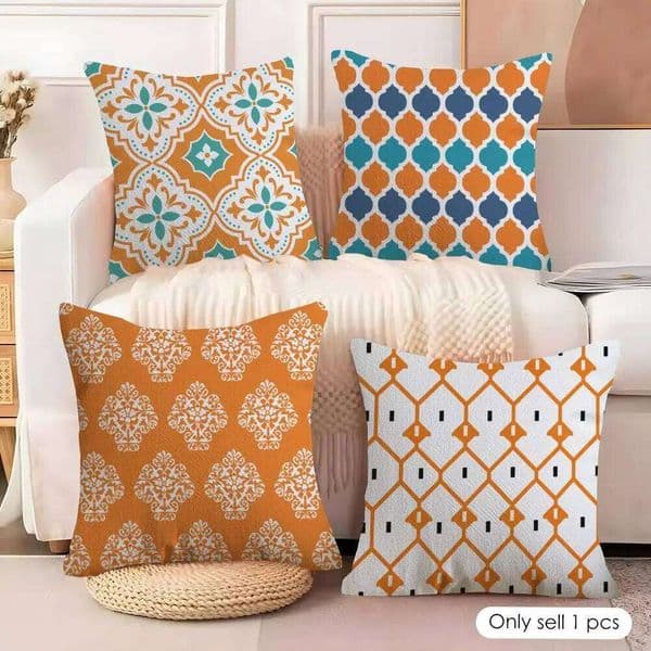 Geometric stamens Cushion Soft Short Plush Sofa Cover Invisible Zipper Dustproof Decorative Throw Pillow Case 26Y0526