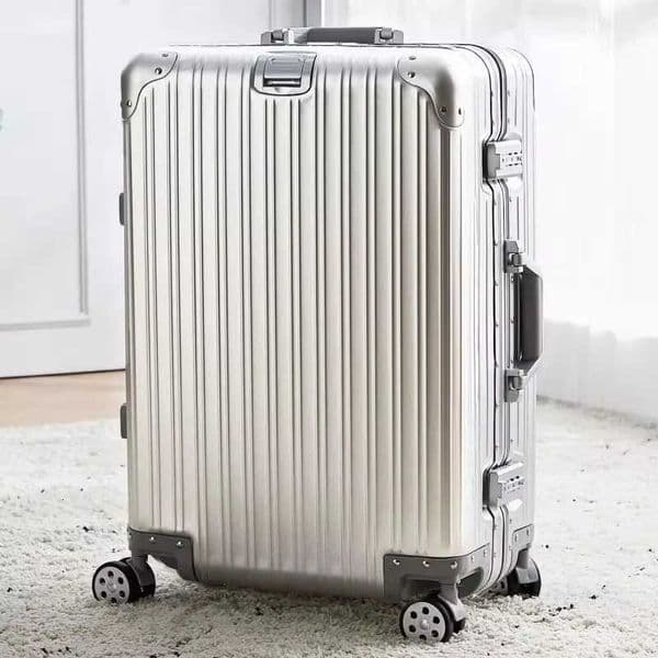 High Quality 100 Aluminum-magnesium alloy material 20/24/26/29 size travel Luggage Spinner Travel Suitcase H260525
