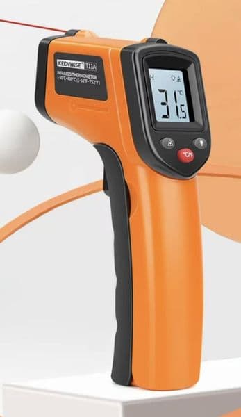 2026 Wholesale New Wholesale Non Contact Digital Infrared Thermometer Instruments 50 400C Temperature Pyrometer IR Laser Point Gun perfume cologne Tester 002 Fr