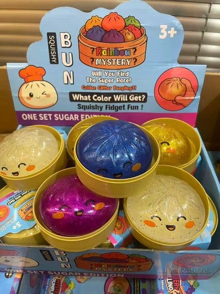 Hot Sell Dumpling Squishy Toy with steamer Box Stress reducing rebound toy Stress Relief Sensory Ball Decpression Toy For AdtsJ260528