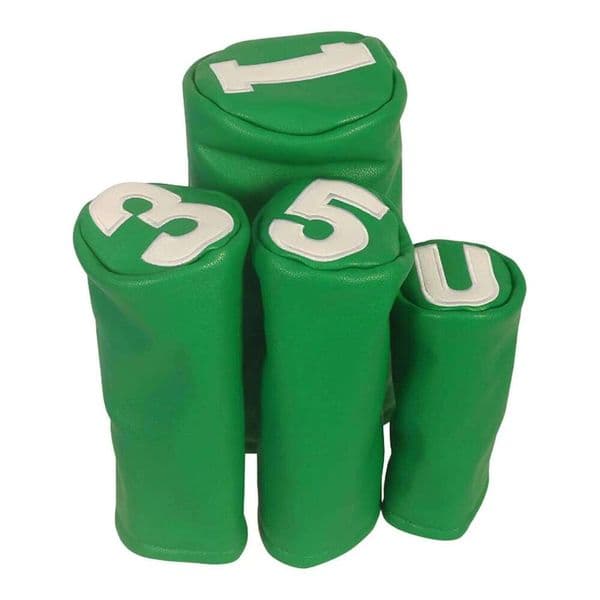 Wood Headcover Enhanced Protection Cushion Shockproof PU Sleeve for Golf Club Covers Tournament Accessories W260526