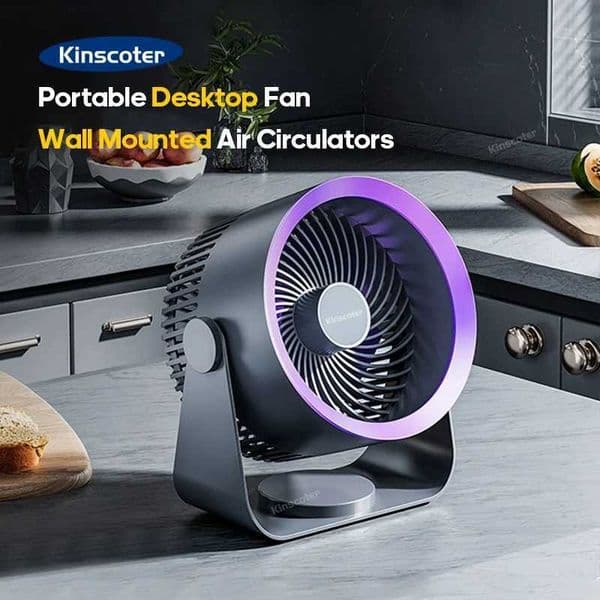 KINSCOTER Multifunctional Electric Fan Circulator Wireless Portable Home Quiet Ventilator Desktop Wall Ceiling Fan Air Cooler Z260526