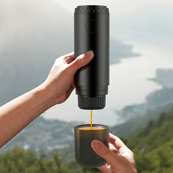 3-in-1 Portable Electric Coffee Maker Capsule Coffee Travel Coffee Maker with Cordless Heating for Car and Home Camping L260526
