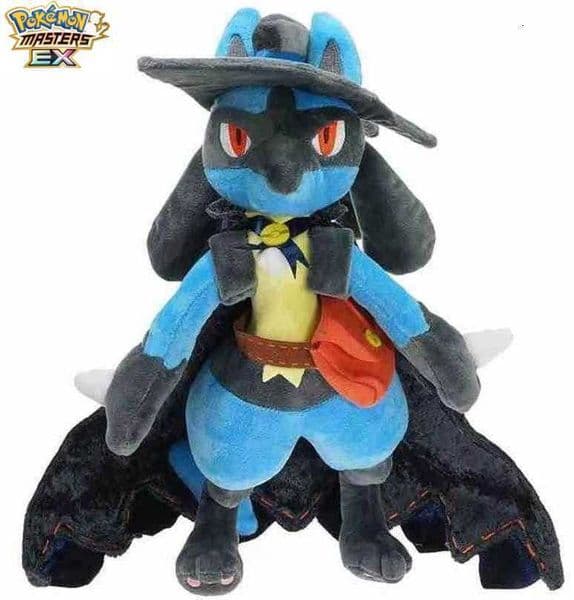 12-inch Halloween Lucario Plush Doll Cosplay Costume Lucario Evolution Plush Doll L260526O2ML