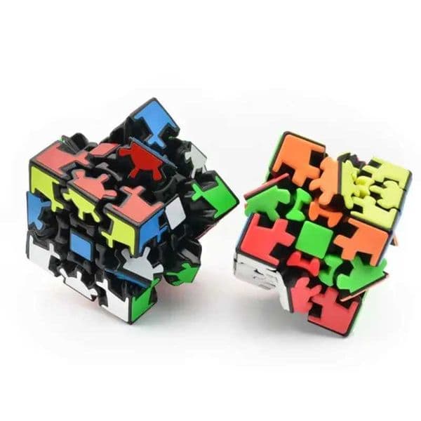 Gear Cube 3x3x3 Speed 3D Shape Solid Color Equipment Cube Puzzle Professional Smooth Stress Relieving Child Adult Interest Toy L260526