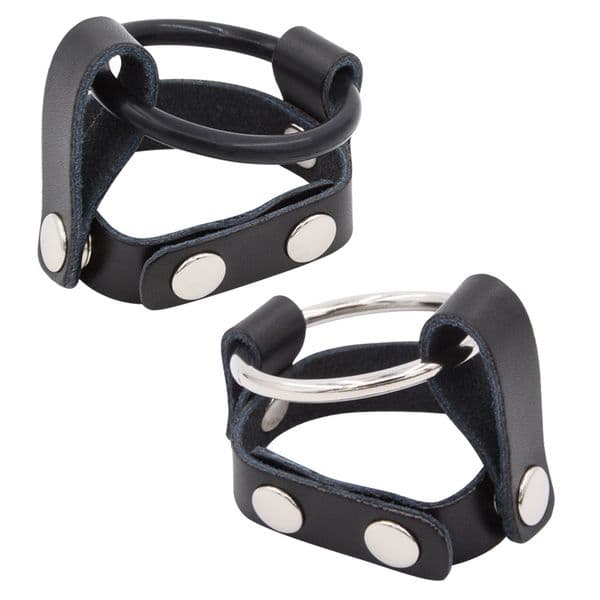 Genuine leather delayed semen lock ring for men's JJ rings, penis sleeves, sensitivity reduction cock rings, sex toys, couple sex toys t m s off