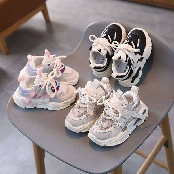 Spring Autumn Sport Fashion Mesh Breathable Kids Casual Shoes Toddler Boys Girls Running Sneakers J260526