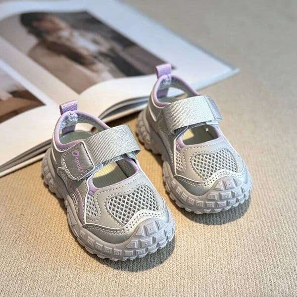 Kids'Casual Children PU Leather Summer Fashion Outdoor Soft Bottom Shoes For Breathable Anti-slip White Black Size 21-30 J260526