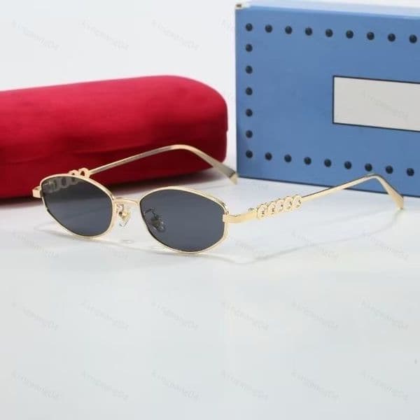 Luxury Designer Sunglasses Vintage Retro Flat Top Style Senior Hot Selling High-End Fashion Eyewear for Women Men UV400 Frame
