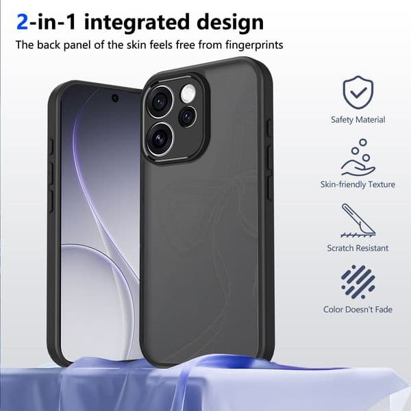 Frosted Phone Case Suitable OPPO Reno 15 14 13 12 Pro Max F 12Fs 4G 5G Scratch Resistant Translucent Antifall Casing