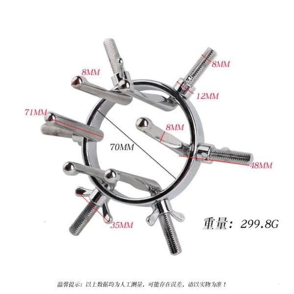 2026 New Adjustable Anal Spreader Dilator Metal Vaginal Speculum For Men & Women, BDSM adult toys Restraint Sex Tool - 001