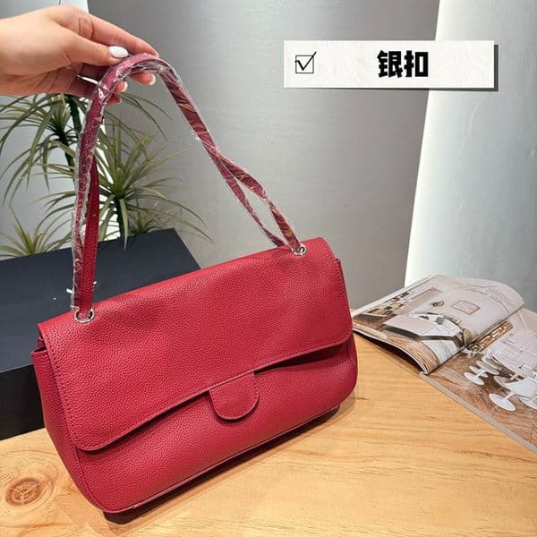 Tote Airport Medium Capacity Travel Shopping Bag 32cm Fashion Womens Shoulder Bags Leather Gold Silver Hardware Adjustable Fine Shoulder Strap Handbag Crossbody