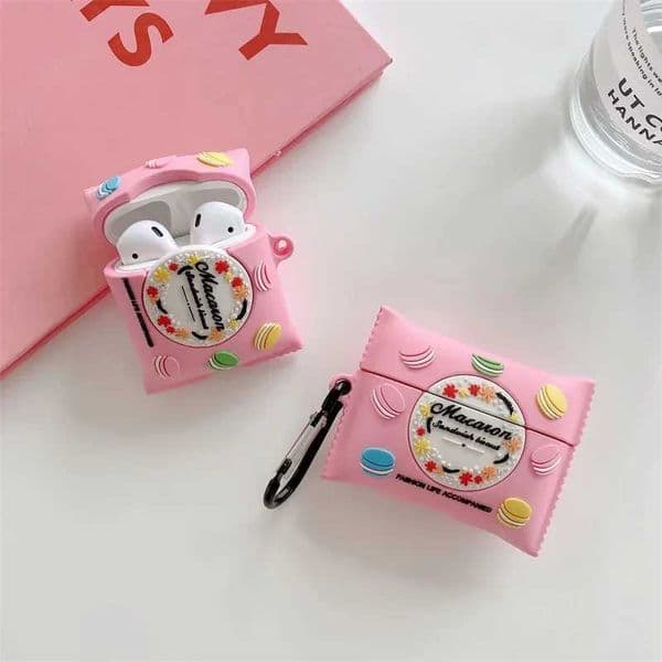 Macarons Cookies Cartoon Cute Earphone Cover Case for Airpods Pro Wireless Bluetooth Headphone Charging Box for Airpods 1 2 Case T260525