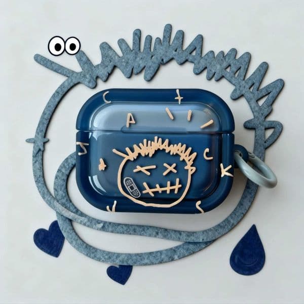 Creative Graffiti Earphone Case For AirPods Pro 3 Pro3 2025 Cover TPU Headphone Coque For AirPods 4 3 2 1 Pro 2 Cases With Hook T260525