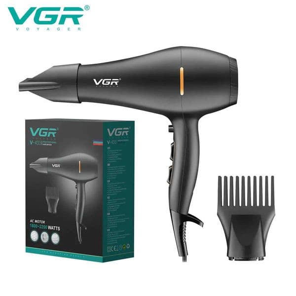 VGR professional high-power hair dryer convenient hanging dormitory home hair dryer cold as alternating negative ion V-433 L260526
