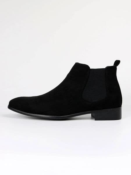 Mens Classic Double Elastic Chelsea Boots 260522