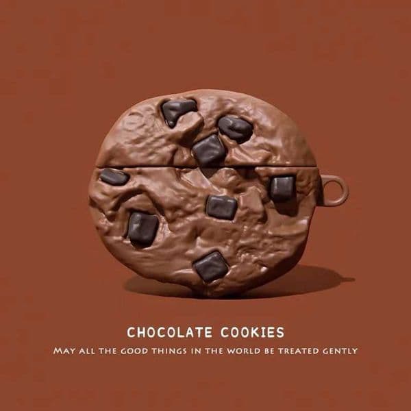 Chocolate Cookies Cartoon for Airpods Pro 2 3 4 1 Pro 3 2025 Headphone with Charm Headset Cases Airpod Pro3 With Hook T260525