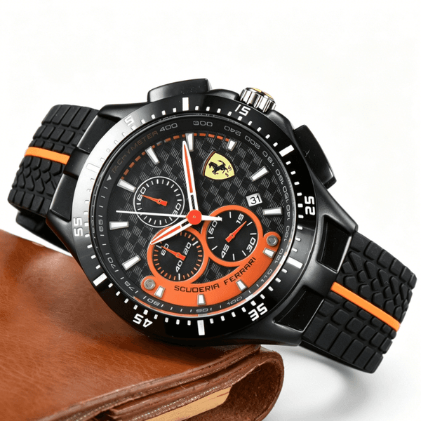 Elegant Unisex Chronograph - A Versatile Companion Featuring Modern Technology