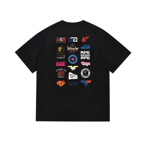 Ape Head Classic Pure Cotton Casual Printed Short Sleeve T-Shirt Unisex T260526