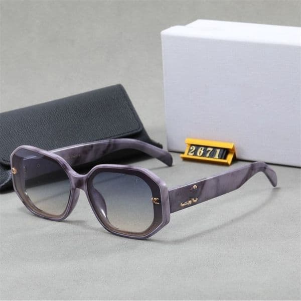 cc sunglasses women 2026 Model UV400 Sun Protection Sunglasses for Men Black Fashion Sunglasses for Women