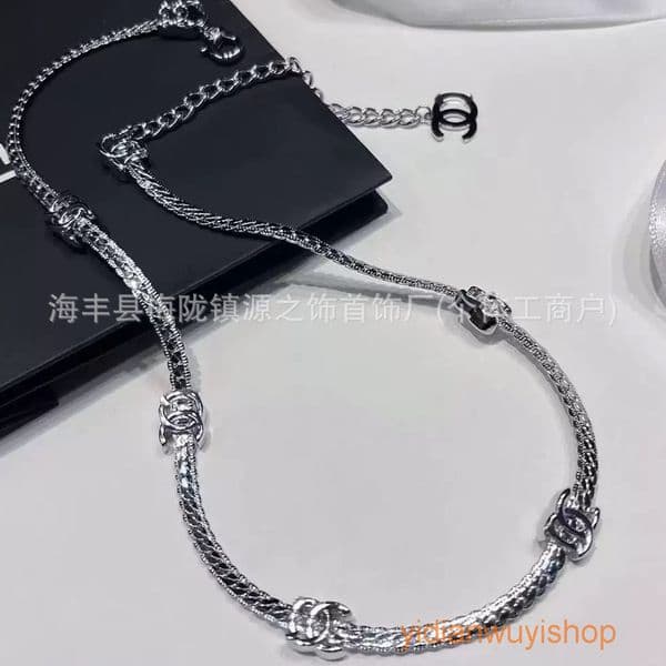 Designer necklace channels Womens Light Luxury Fashion Collarbone Necklace cc necklace