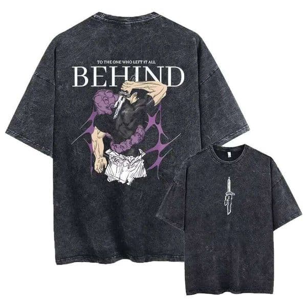 New Arrival Mens Clothes Tee Shirt Homme Y2k Graphic T-Shirts Tshirt for Men Ropa Hombre Washed Acid Japanese Anime 61321 26L0526