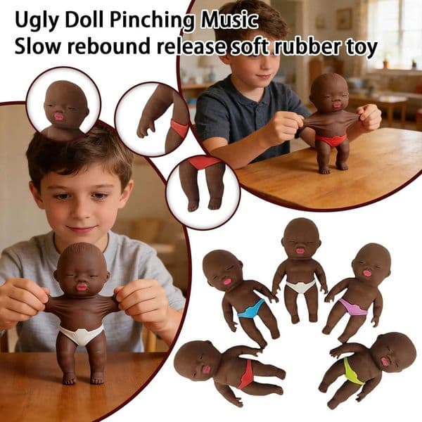 Realistic Baby Dolls Shaped Stress-Relief Toy Soft Dolls with Underwear Decompression Toy Novelty Birthday Gifts for Kids Q260526