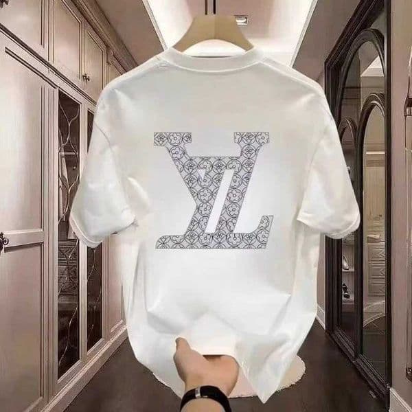Wholesale High-quty Designer UV White Design Pure Cotton T-shirt Summer Mens Womens High-end Luxury Fashion Casual T-shirt D260527