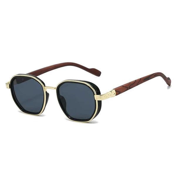 2025 Pilot Sunglasses Men Women Vintage Uv400 Sun Glasses Classic Travel Causal Wooden Texture Eyewear H260527