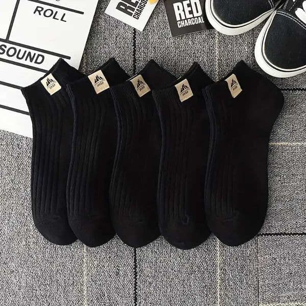 5 pairs Comfy and Breathable Low Cut Ankle Socks for men - Soft and Durable Crew Socks for Everyday Wear M260526