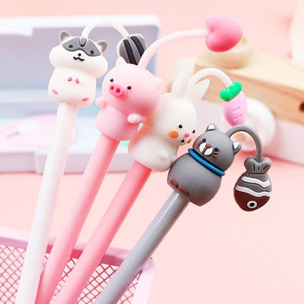 Cartoon-Style Trendy And Cute Creative Ballpoint Girly Stationery, Small Gift, Neutral Pen, Signature Pen