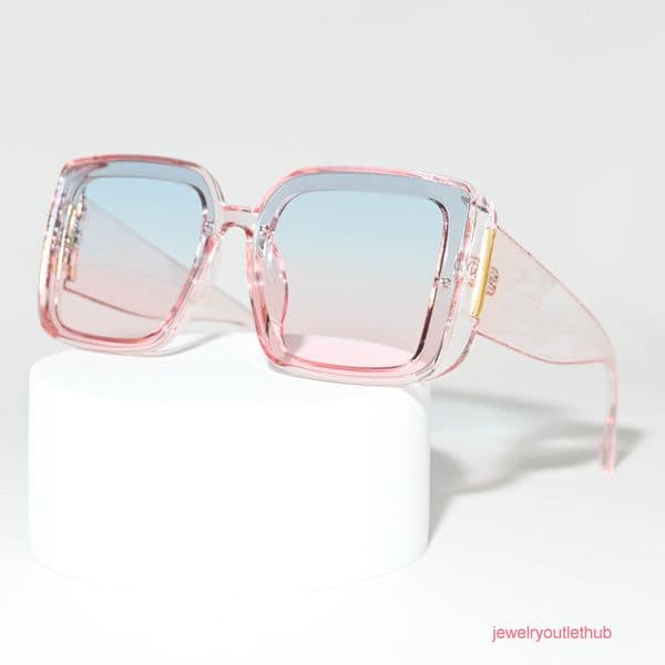 Designer Sunglasses Stylish rectangular large-frame sunglasses women street fashion trendy sunglasses 296 yslly sunglasses EBD5