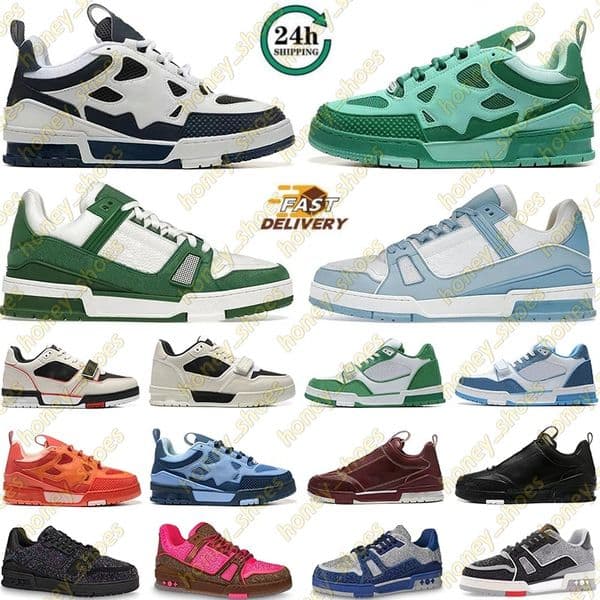 top quality man shoes designer sneakers calfskin men fashion travel trainer skate shoes luxury casual shoes running leather classic dermis skateboard